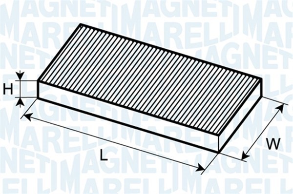 Kupefilter Magneti marelli 350203061740 MAGNETI MARELLI