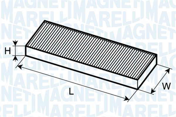 Kupefilter MAGNETI MARELLI