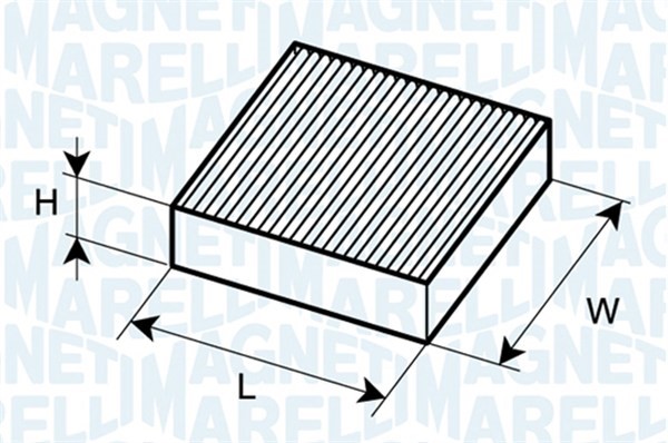 Kupefilter Magneti marelli 350203064000 MAGNETI MARELLI