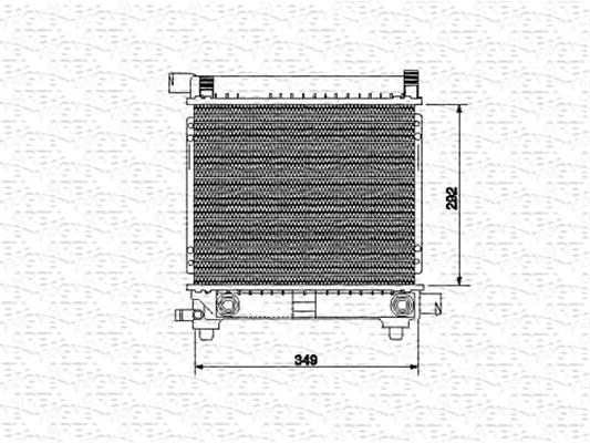 Kylare, motorkylning Magneti marelli 350213534000 MAGNETI MARELLI Kylare, motorkylning Magneti marelli 350213534000 MAGNETI MARELLI