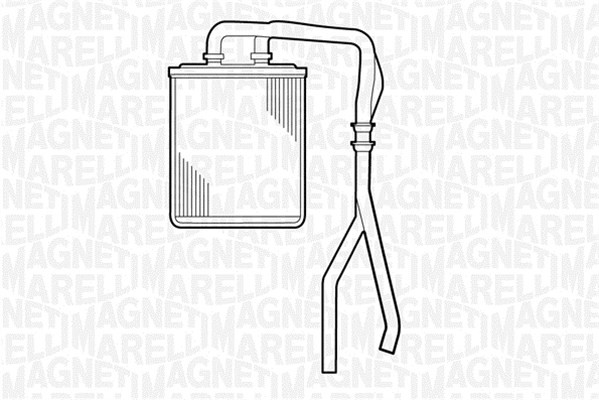 Värmeväxlare, kupévärme Magneti marelli 350218308000 MAGNETI MARELLI Värmeväxlare, kupévärme Magneti marelli 350218308000 MAGNETI MARELLI