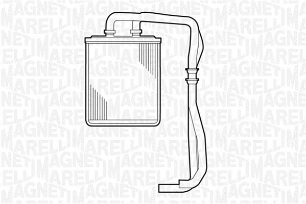 Värmeväxlare, kupévärme Magneti marelli 350218309000 MAGNETI MARELLI Värmeväxlare, kupévärme Magneti marelli 350218309000 MAGNETI MARELLI