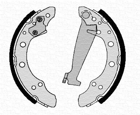 Bromsbackar, sats, Bakaxel Magneti marelli 360219196277 MAGNETI MARELLI