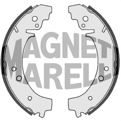 Bromsbackar, sats, Bakaxel Magneti marelli 360219198298 MAGNETI MARELLI