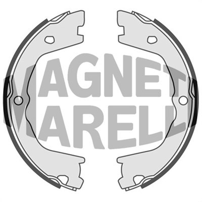Bromsbackar, sats, Bakaxel Magneti marelli 360219198327 MAGNETI MARELLI