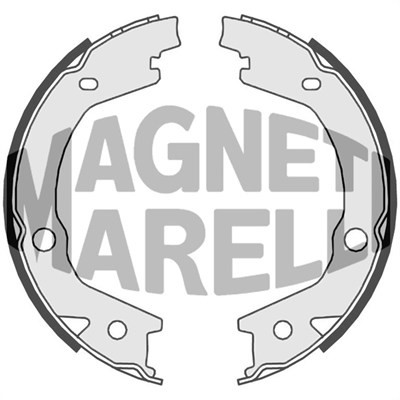 Bromsbackar, sats, Bakaxel Magneti marelli 360219198380 MAGNETI MARELLI