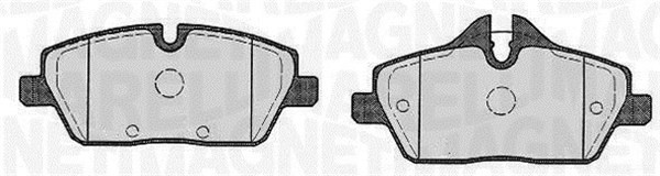 Bromsbeläggsats, Framaxel Magneti marelli 363916060147 MAGNETI MARELLI