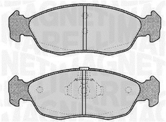Bromsbeläggsats, Framaxel Magneti marelli 363916060196 MAGNETI MARELLI