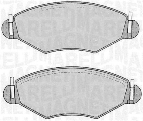 Bromsbeläggsats, Framaxel Magneti marelli 363916060201 MAGNETI MARELLI