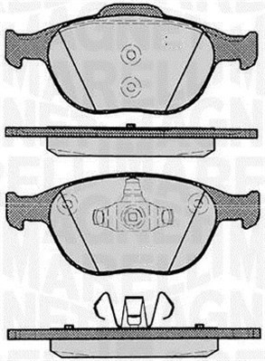 Bromsbeläggsats, Framaxel Magneti marelli 363916060256 MAGNETI MARELLI