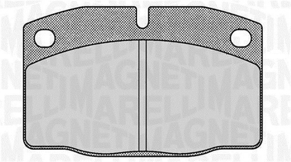 Bromsbeläggsats, Framaxel Magneti marelli 363916060354 MAGNETI MARELLI