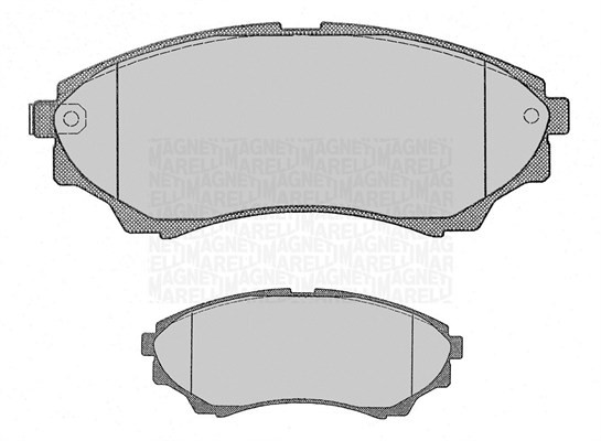 Bromsbeläggsats, Framaxel Magneti marelli 363916060439 MAGNETI MARELLI