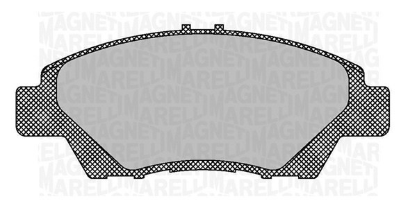 Bromsbeläggsats, Framaxel Magneti marelli 363916060707 MAGNETI MARELLI
