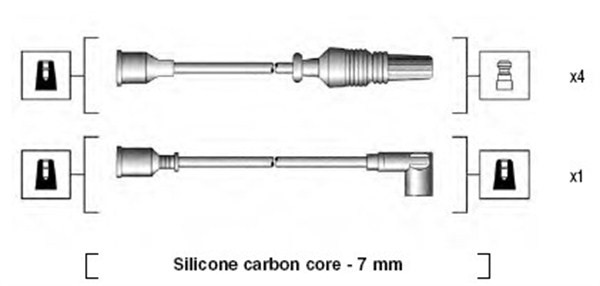 Tändkabelsats Magneti marelli 941135020696 MAGNETI MARELLI