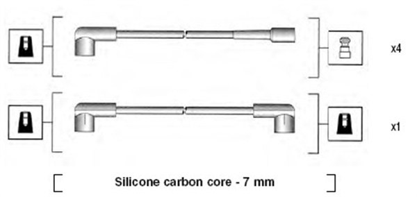 Tändkabelsats Magneti marelli 941245010808 MAGNETI MARELLI