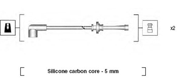 Tändkabel Magneti marelli 941285020865 MAGNETI MARELLI