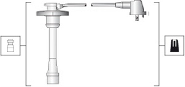 Tändkabelsats Magneti marelli 941318111274 MAGNETI MARELLI