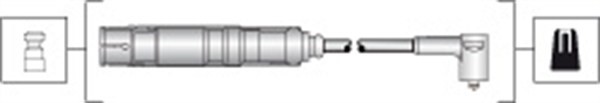 Tändkabelsats Magneti marelli 941318111282 MAGNETI MARELLI