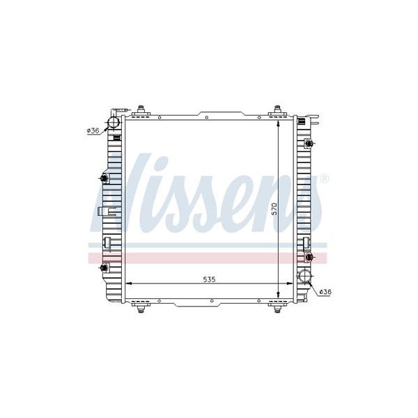 Kylare, motorkylning Nissens 62599A NISSENS Kylare, motorkylning Nissens 62599A NISSENS