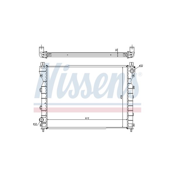 Kylare, motorkylning Nissens 64310A NISSENS Kylare, motorkylning Nissens 64310A NISSENS