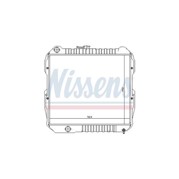 Kylare, motorkylning Nissens 64613 NISSENS
