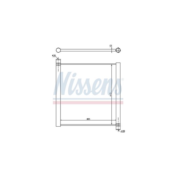 Kylare, motorkylning Nissens 68451 NISSENS