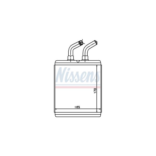 Värmeväxlare, kupévärme Nissens 77515 NISSENS Värmeväxlare, kupévärme Nissens 77515 NISSENS