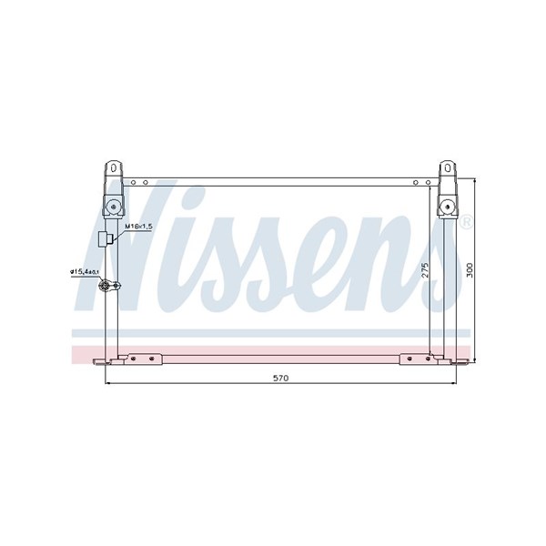 Kondensor, klimatanläggning Nissens 940018 NISSENS Kondensor, klimatanläggning Nissens 940018 NISSENS