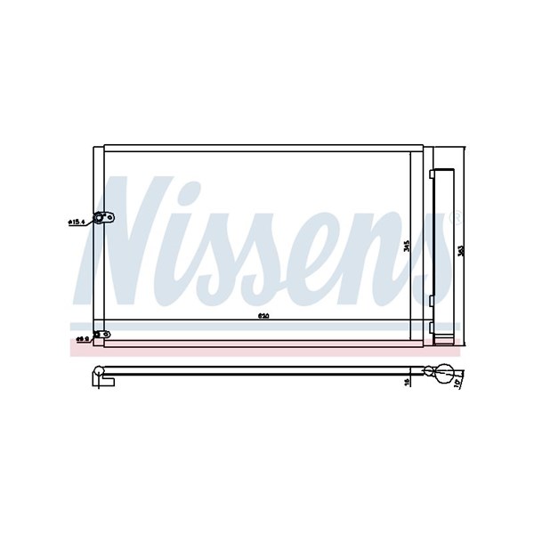 Kondensor, klimatanläggning Nissens 940047 NISSENS Kondensor, klimatanläggning Nissens 940047 NISSENS