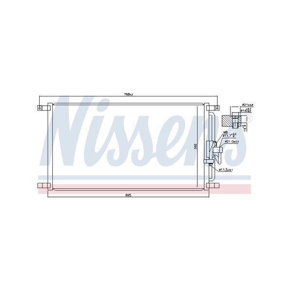 Kondensor, klimatanläggning Nissens 940104 NISSENS Kondensor, klimatanläggning Nissens 940104 NISSENS