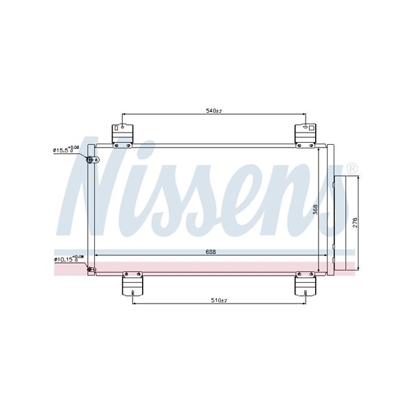 Kondensor, klimatanläggning Nissens 940113 NISSENS Kondensor, klimatanläggning Nissens 940113 NISSENS