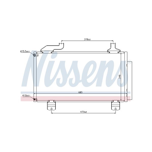 Kondensor, klimatanläggning Nissens 940114 NISSENS Kondensor, klimatanläggning Nissens 940114 NISSENS