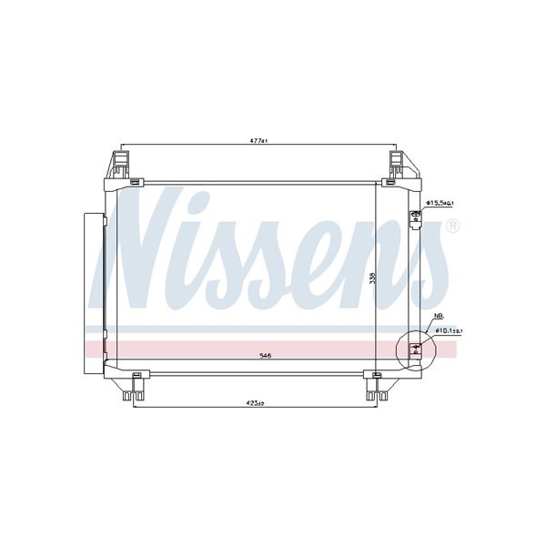 Kondensor, klimatanläggning Nissens 940130 NISSENS Kondensor, klimatanläggning Nissens 940130 NISSENS