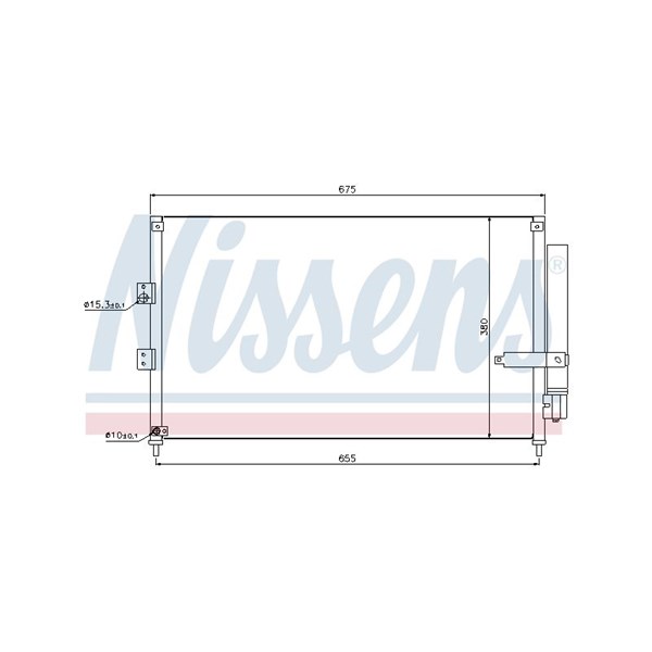 Kondensor, klimatanläggning Nissens 940197 NISSENS