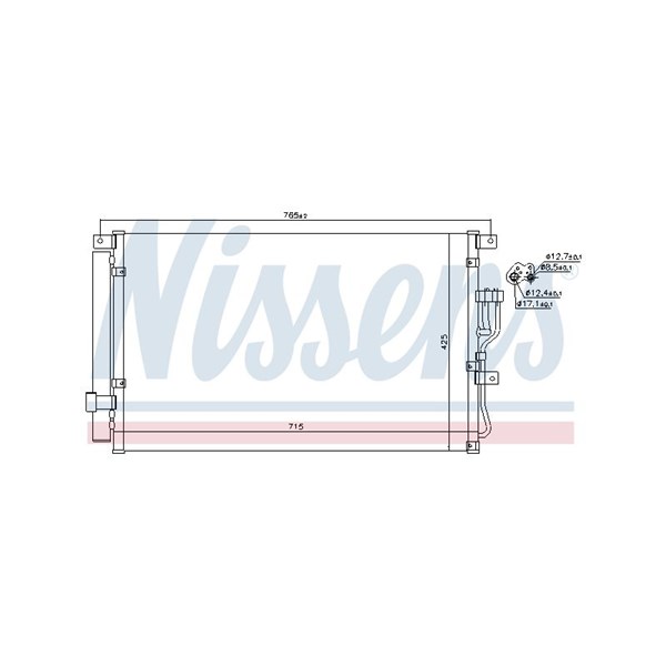 Kondensor, klimatanläggning Nissens 940210 NISSENS Kondensor, klimatanläggning Nissens 940210 NISSENS
