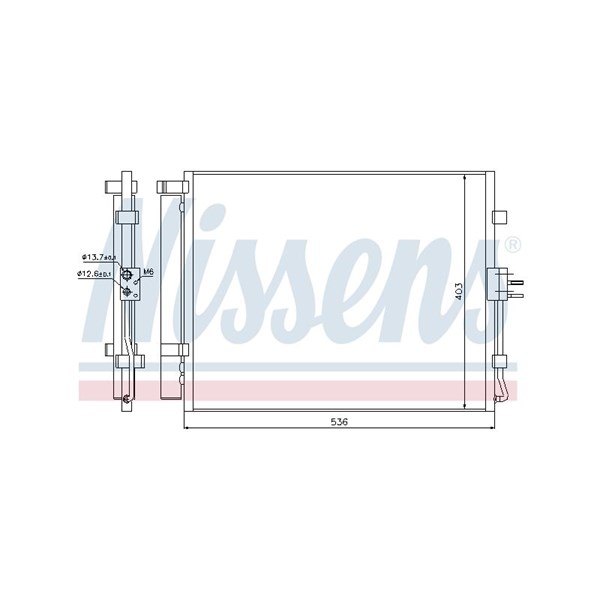 Kondensor, klimatanläggning Nissens 940217 NISSENS Kondensor, klimatanläggning Nissens 940217 NISSENS