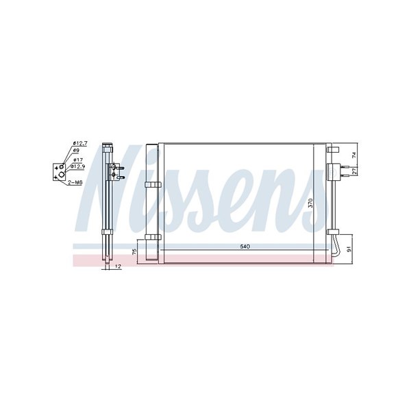 Kondensor, klimatanläggning Nissens 940636 NISSENS Kondensor, klimatanläggning Nissens 940636 NISSENS