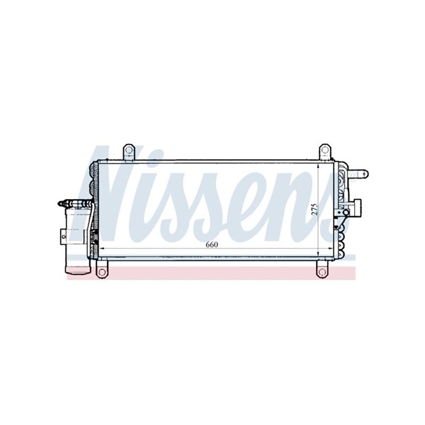 Kondensor, klimatanläggning Nissens 94280 NISSENS