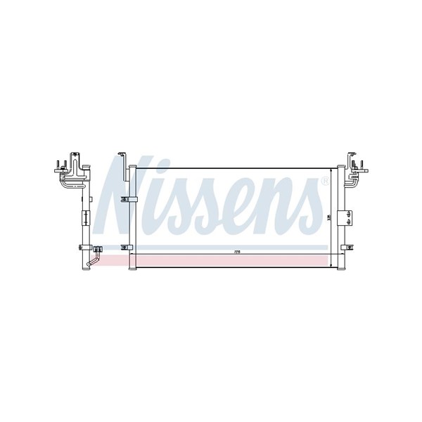 Kondensor, klimatanläggning Nissens 94447 NISSENS