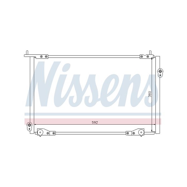 Kondensor, klimatanläggning Nissens 94736 NISSENS Kondensor, klimatanläggning Nissens 94736 NISSENS