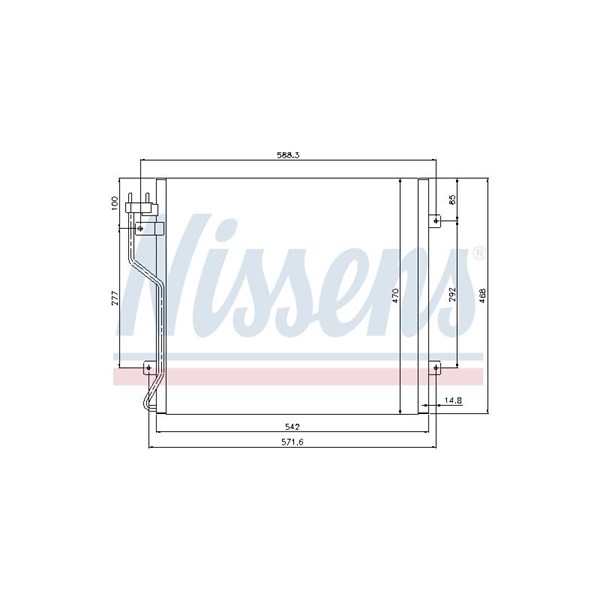 Kondensor, klimatanläggning Nissens 94773 NISSENS Kondensor, klimatanläggning Nissens 94773 NISSENS