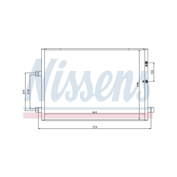 Kondensor, klimatanläggning Nissens 94787 NISSENS Kondensor, klimatanläggning Nissens 94787 NISSENS