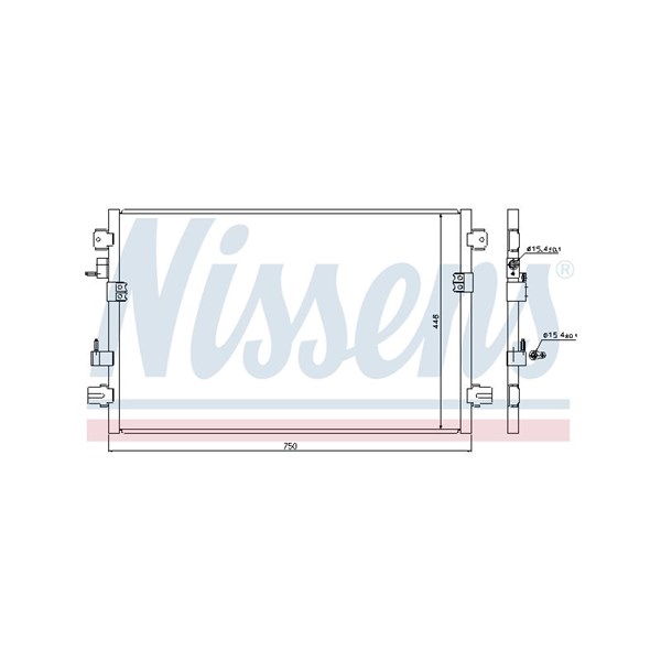 Kondensor, klimatanläggning Nissens 94906 NISSENS Kondensor, klimatanläggning Nissens 94906 NISSENS