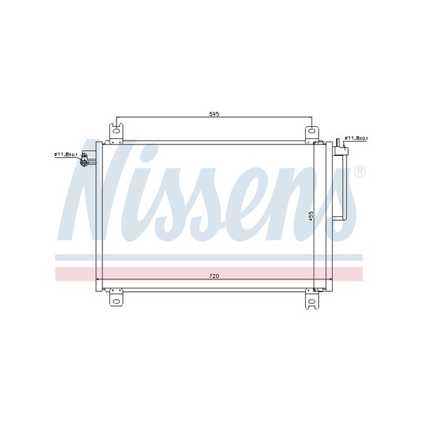 Kondensor, klimatanläggning Nissens 94913 NISSENS Kondensor, klimatanläggning Nissens 94913 NISSENS