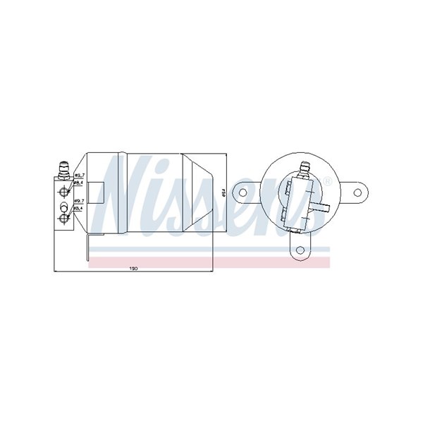 Torkfilter Nissens 95006 NISSENS