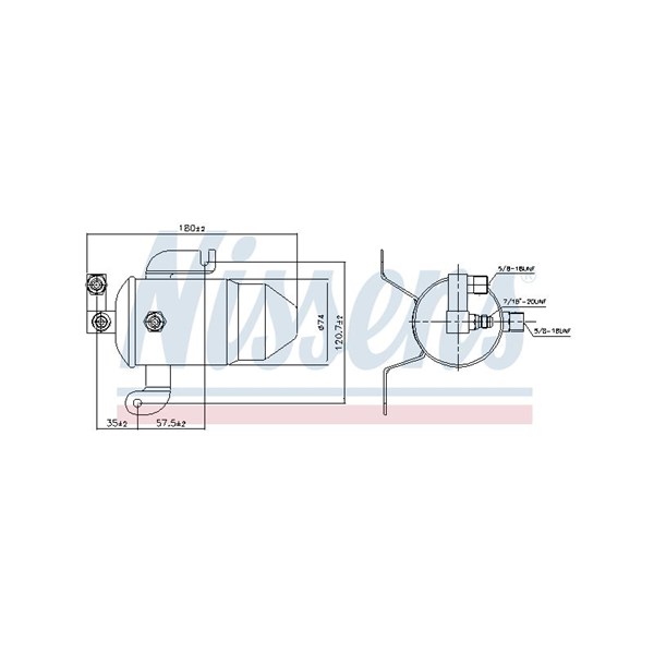 Torkfilter Nissens 95011 NISSENS