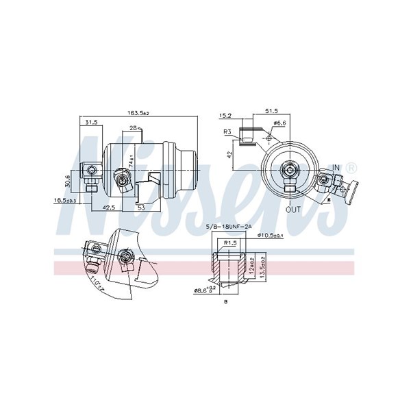 Torkfilter Nissens 95023 NISSENS