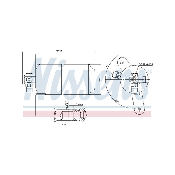 Torkfilter Nissens 95025 NISSENS