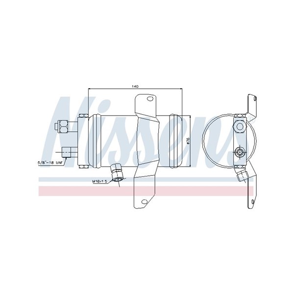 Torkfilter Nissens 95049 NISSENS Torkfilter Nissens 95049 NISSENS