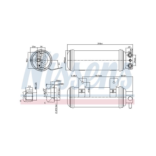 Torkfilter Nissens 95057 NISSENS